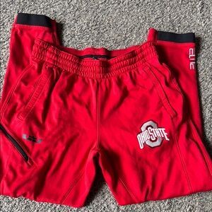 Nike Elite LeBron James Ohio State University OSU buckeyes Joggers Medium M Med